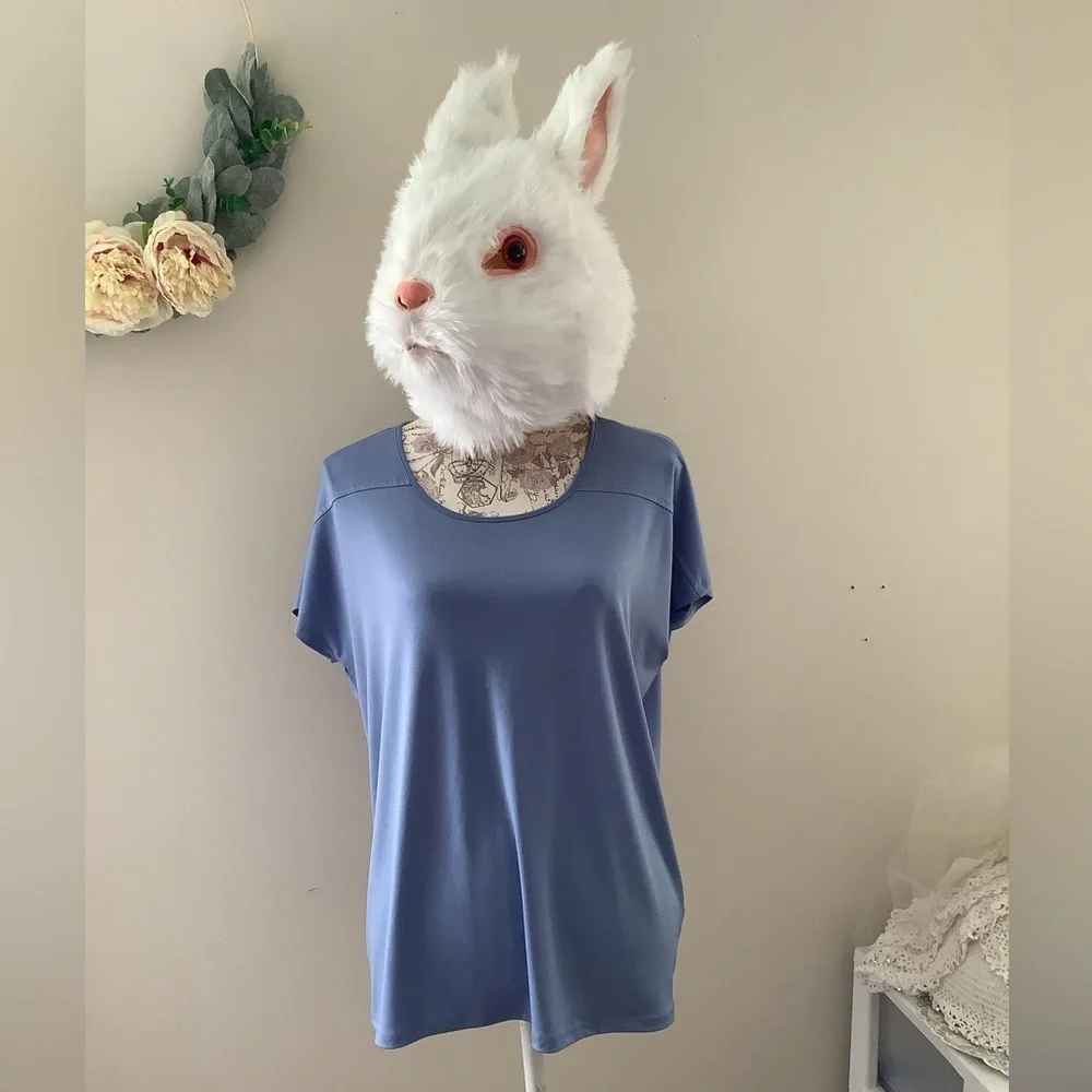 💎$3 WITH BUNDLE💎 Blouse in Soft Blue - Picture 6 of 7